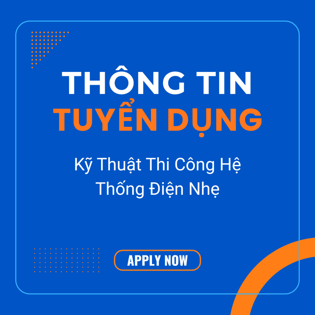 Chúng tôi đang tìm kiếm đồng đội tài năng gia nhập đội ngũ! Môi trường chuyên nghiệp, chế độ hấp dẫn. Ứng tuyển ngay để cùng chúng tôi bứt phá!